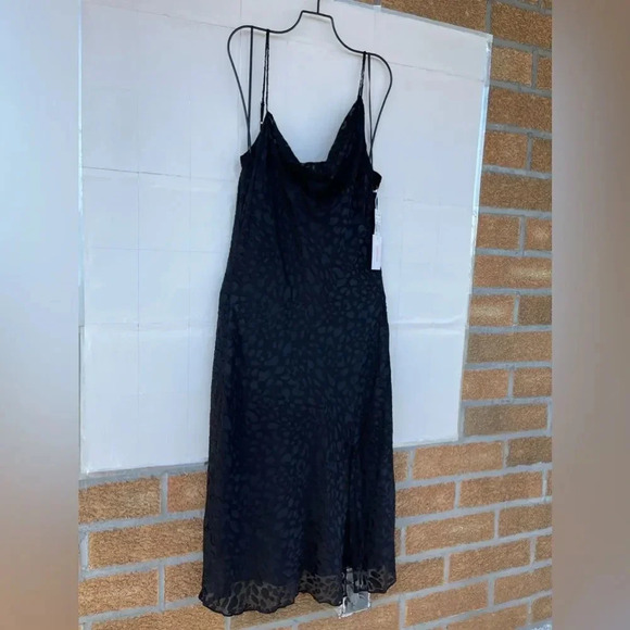 Good American Cowl Asymmetrical Dress 3/ large - Picture 5 of 14